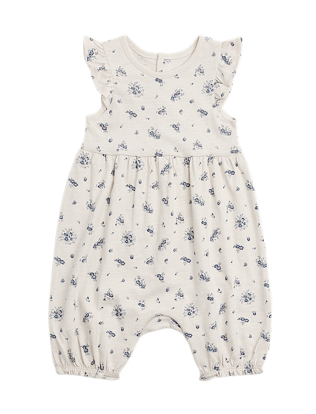 Pure Cotton Floral Romper (0-3 Yrs)