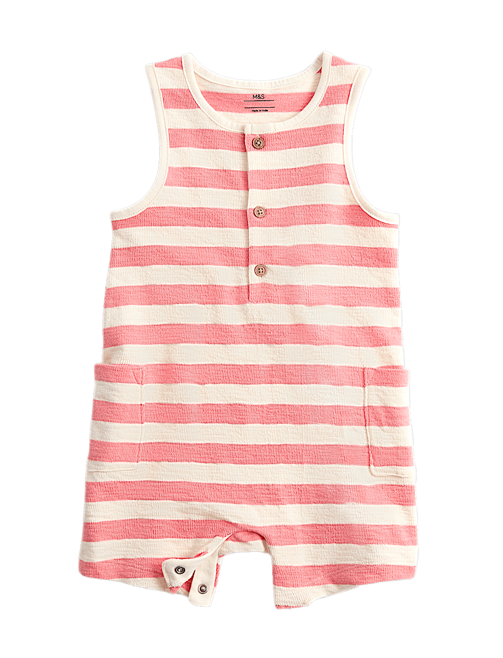 Pure Cotton Striped Romper (0-3 Yrs)