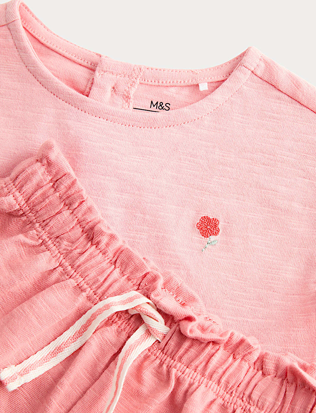 Pure Cotton Jersey Top & Short Outfit (0-5 Yrs)