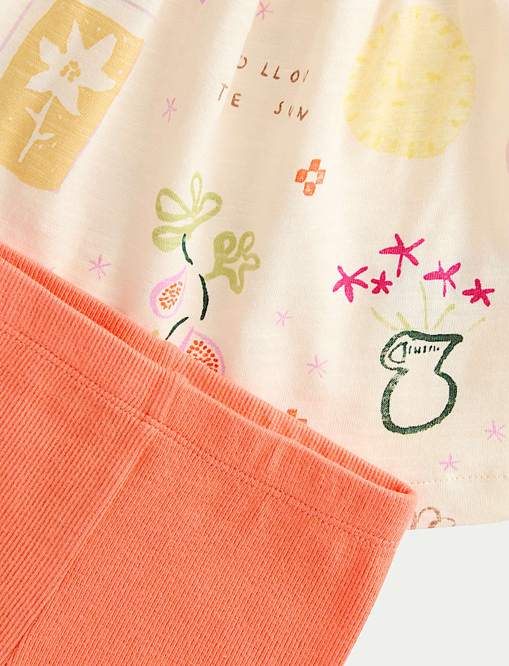 Cotton Rich Printed Top & Bottom Set (0 Months-5 Years)