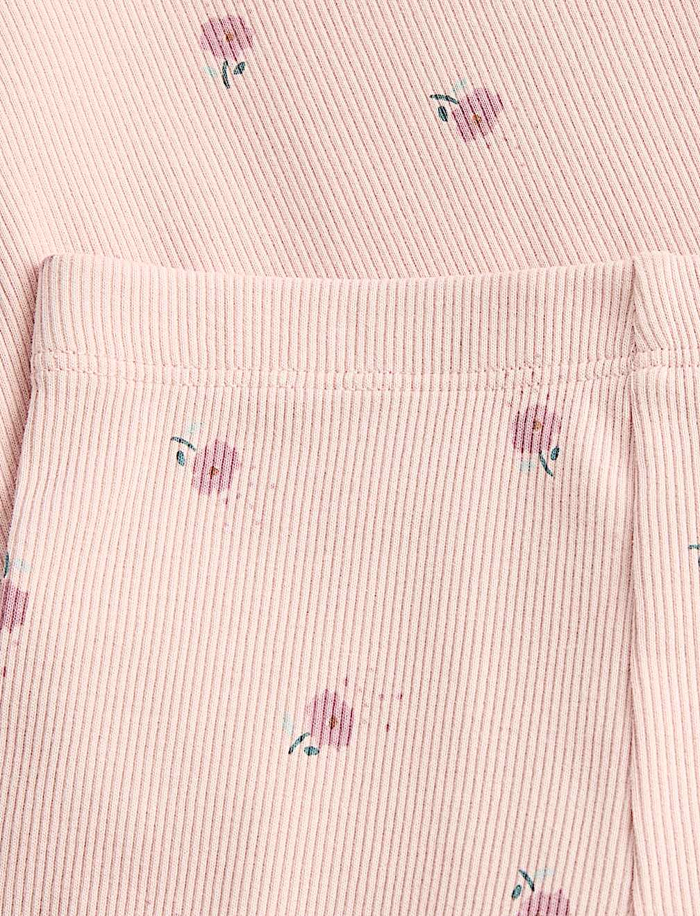 2 Piece Cotton Rich Floral Jersey Outfit (0-3 Yrs)