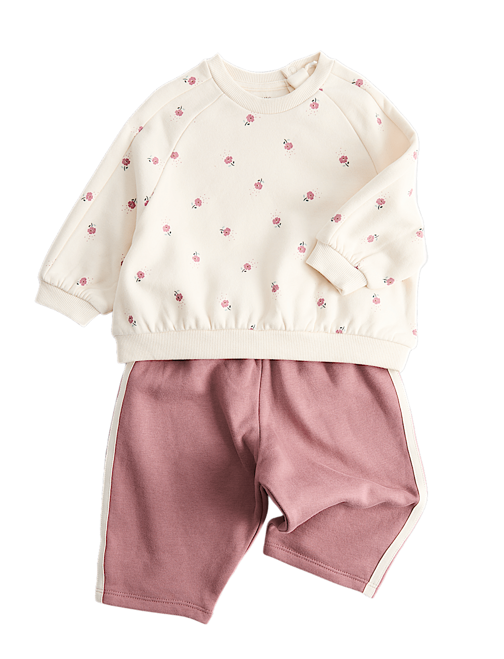 2 Piece Floral Sweatshirt & Wide Leg Joggers (0-5 Yrs)