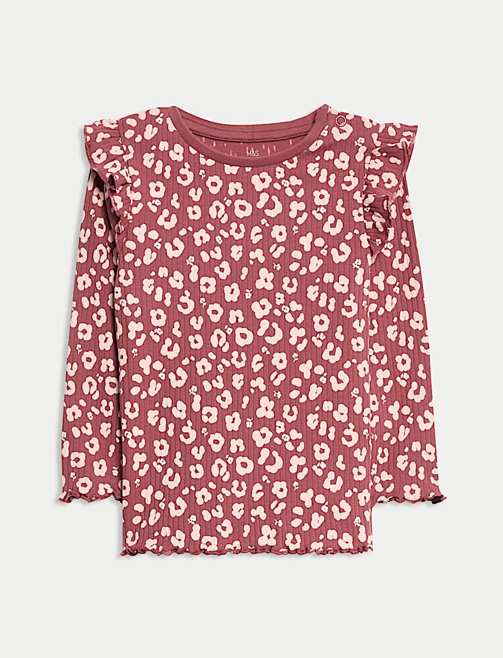 2pc Cotton Rich Leopard Top & Bottom Outfit (0-6 Yrs)