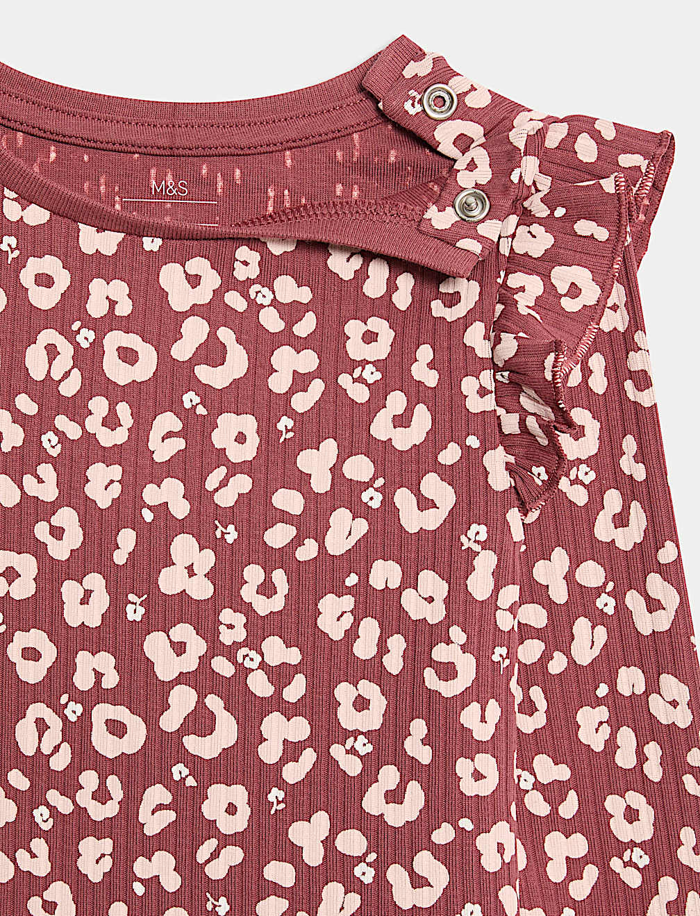 2pc Cotton Rich Leopard Top & Bottom Outfit (0-6 Yrs)