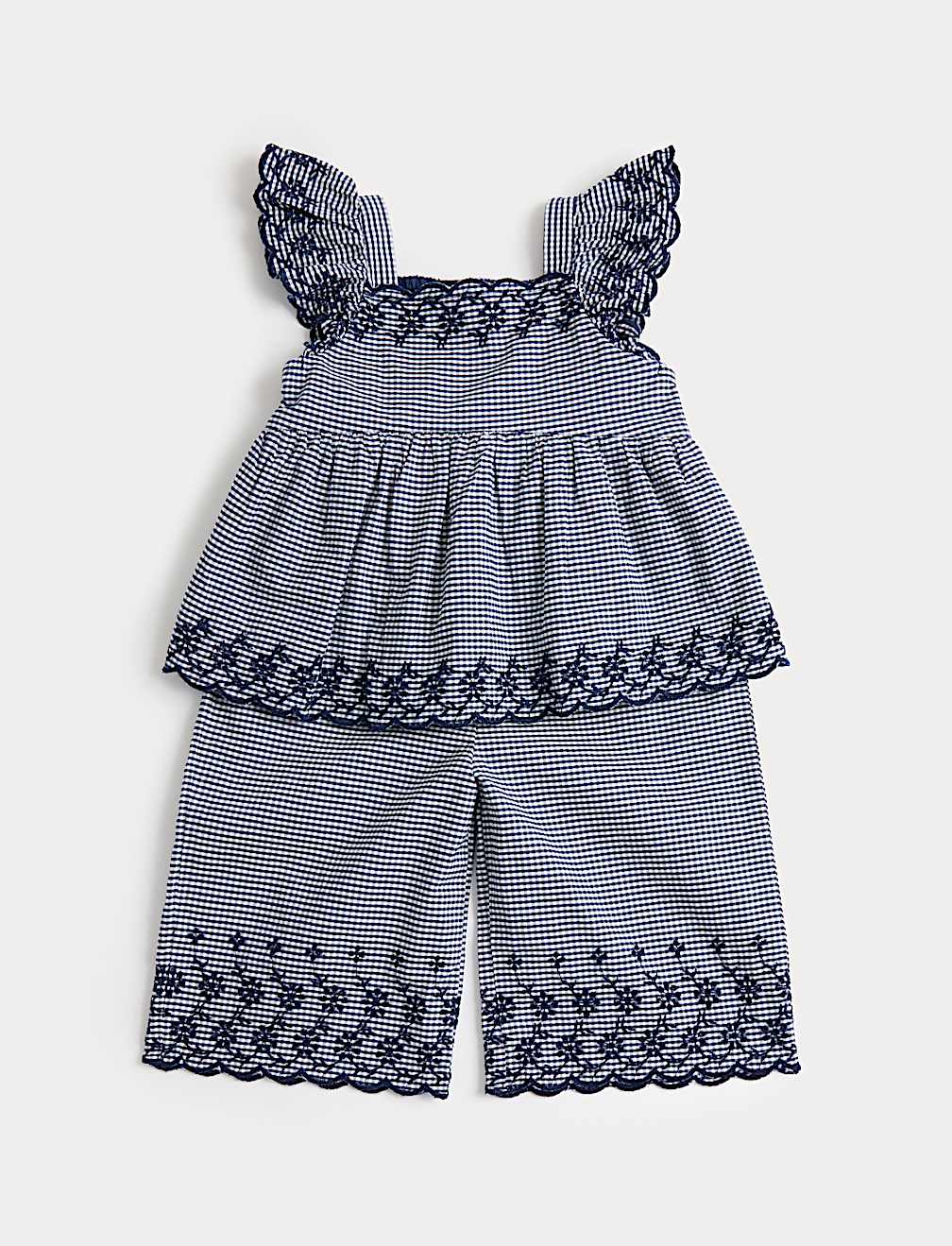 Gingham Top & Bottom Outfit (0-5 Yrs)