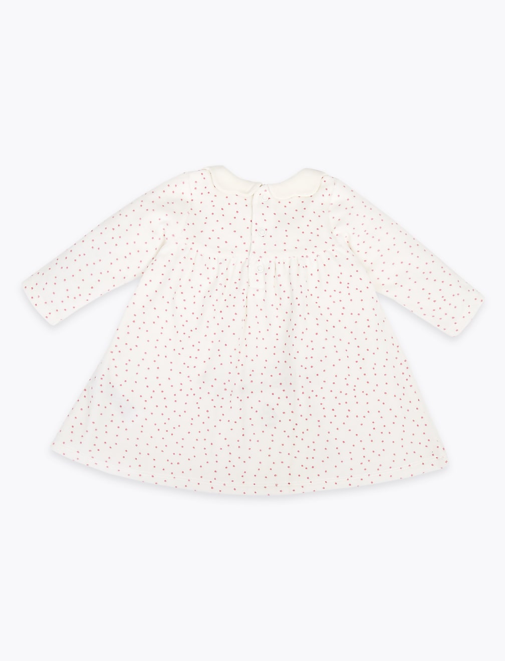 2 Piece Cotton Rich Velour Spotted Print Outfit (0-12 Mths)
