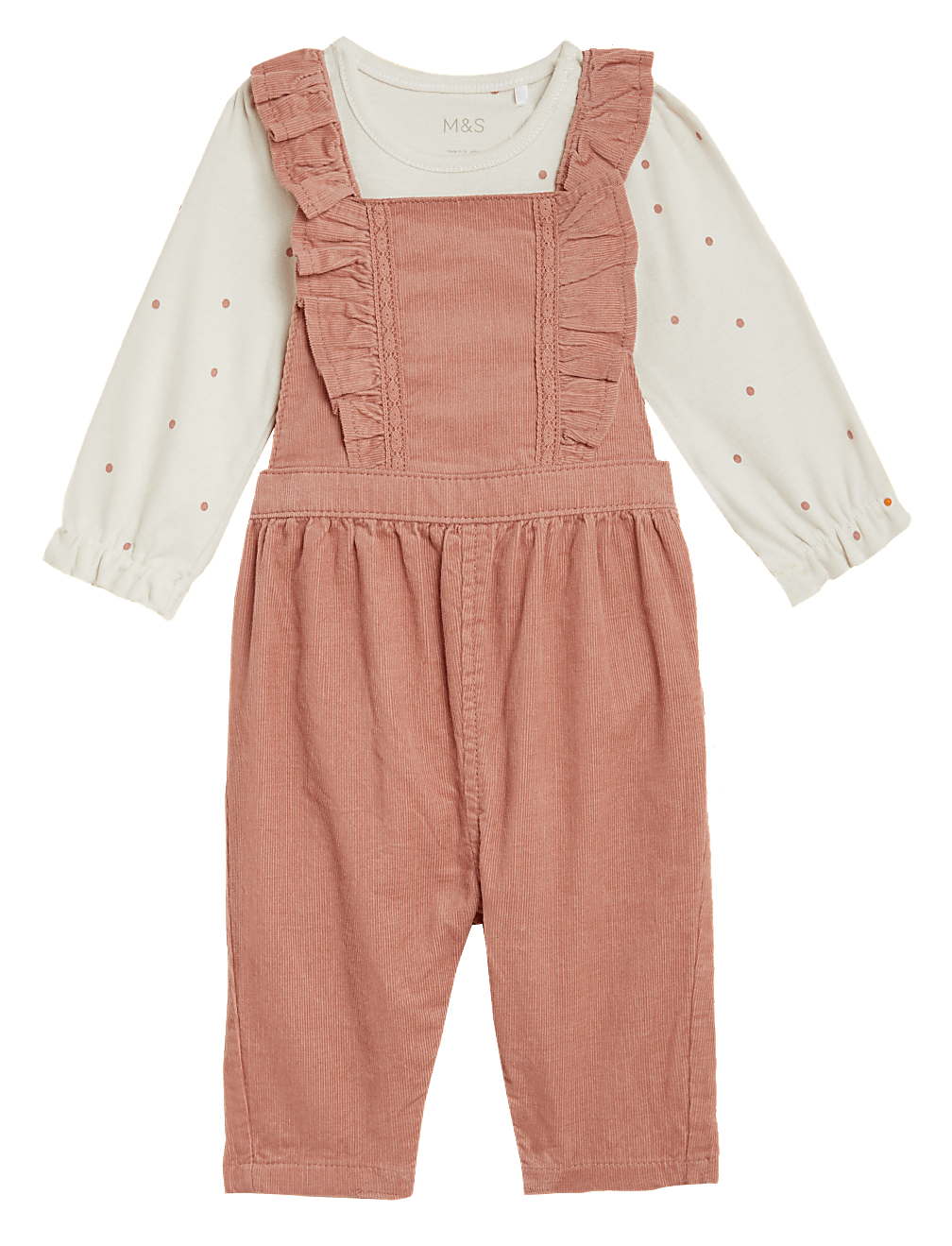 2pc Pure Cotton Spot Outfit