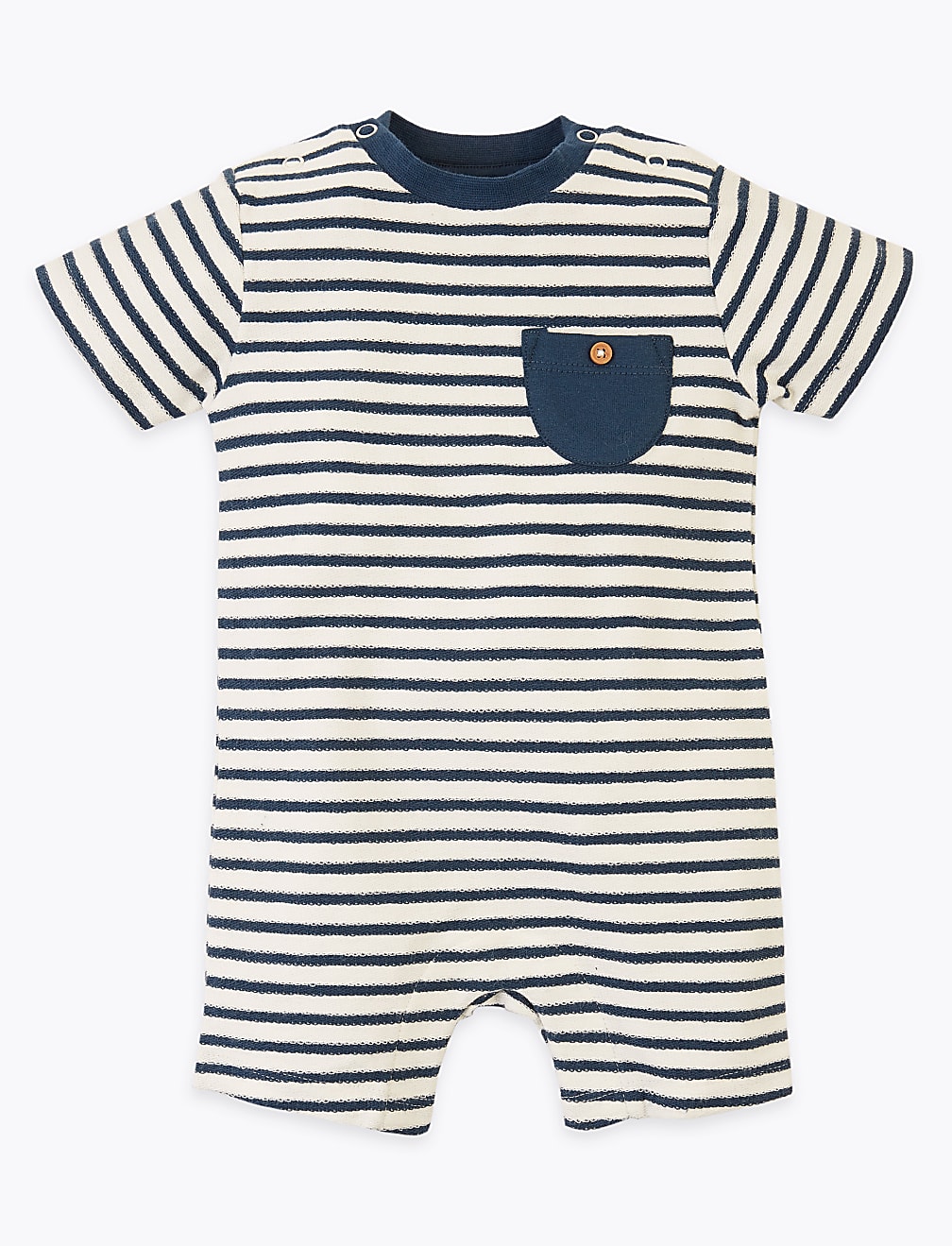 2 Pack Pure Cotton Patterned Rompers (0-3 Yrs)