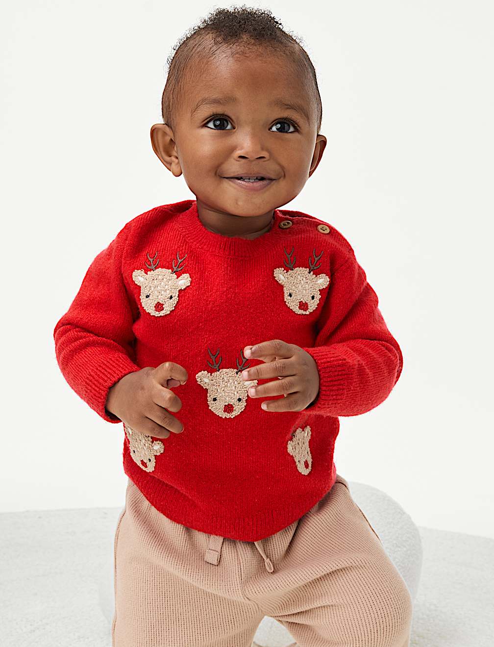 Reindeer Knitted Jumper (0-3 Yrs)