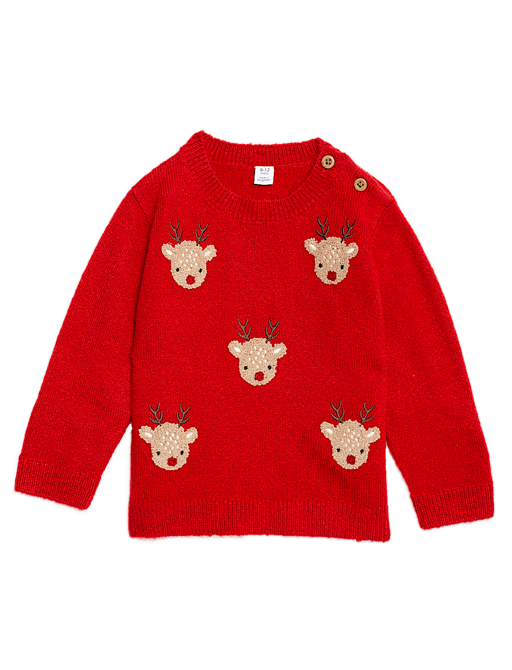 Reindeer Knitted Jumper (0-3 Yrs)