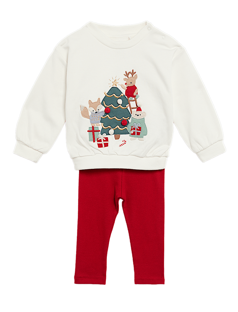 Cotton Rich Christmas Outfit (0-3 Yrs)