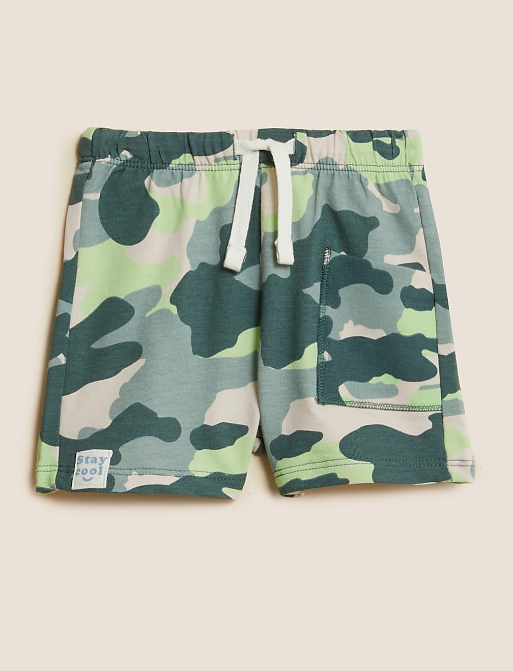 3pk Cotton Rich Patterned Shorts (0-3 Yrs)
