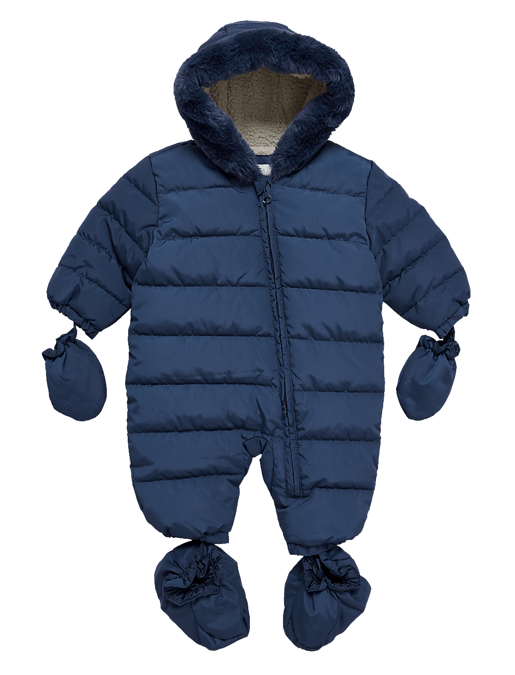 Padded Hooded Snowsuit (0-3 Yrs)