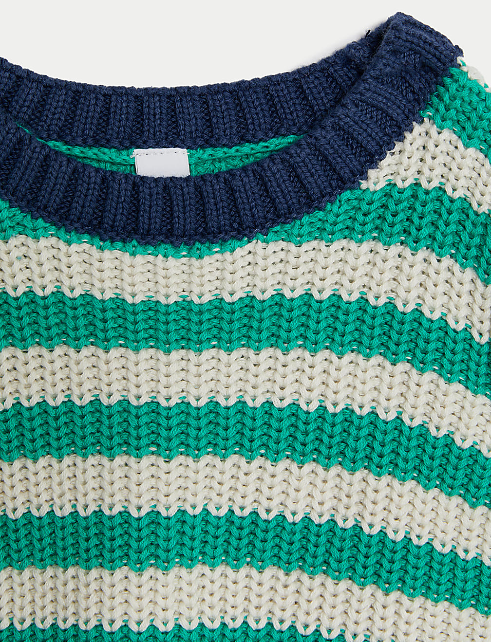 Pure Cotton Striped Jumper (0-3 Yrs)