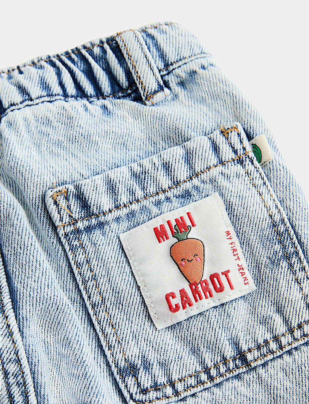 Pure Cotton Carrot Jeans (0-5 Yrs)