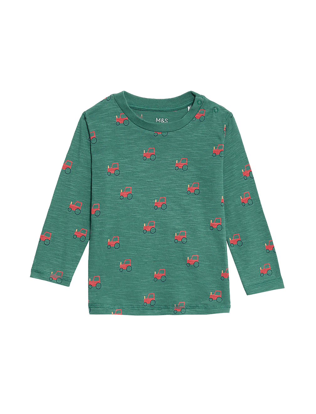 3pk Cotton Rich Patterned Tops (0-3 Yrs)