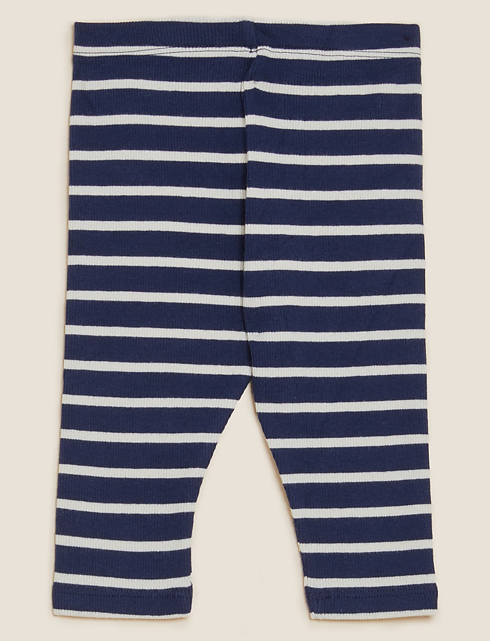 Cotton Rich Striped Leggings (0-3 Yrs)