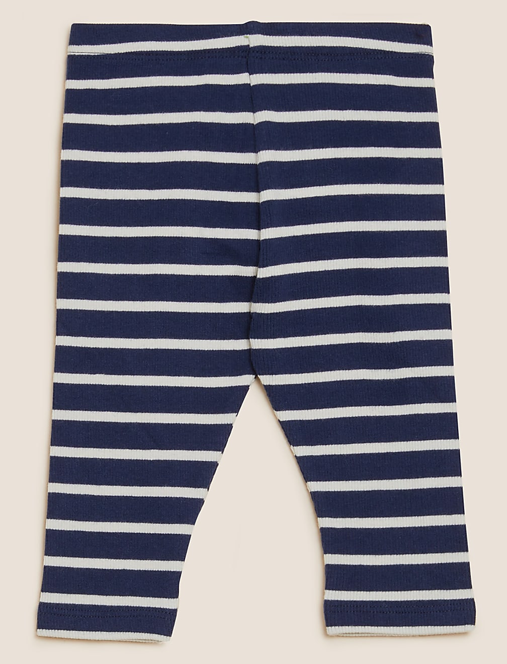 Cotton Rich Striped Leggings (0-3 Yrs)