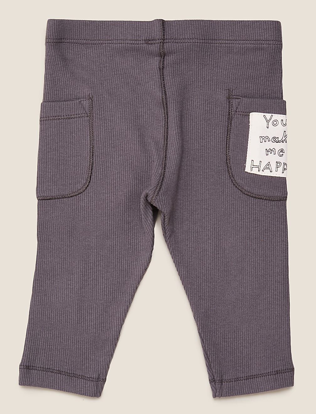Cotton Panda Appliqué Leggings
