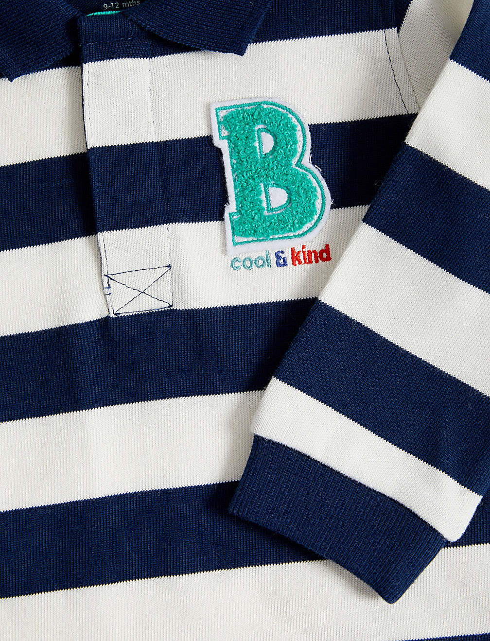 Pure Cotton Striped Top (0-3 Yrs)