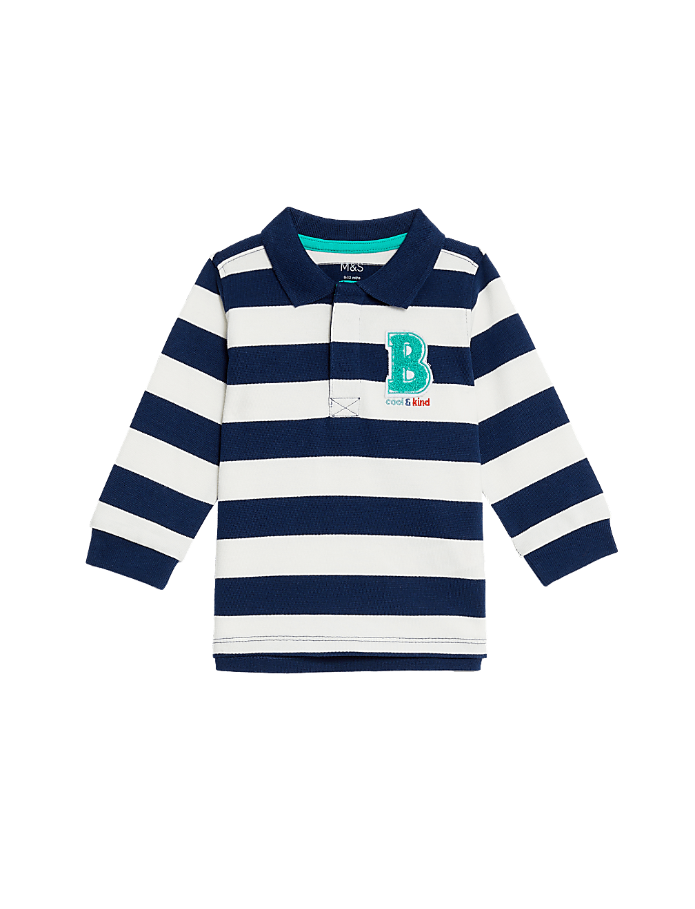 Pure Cotton Striped Top (0-3 Yrs)