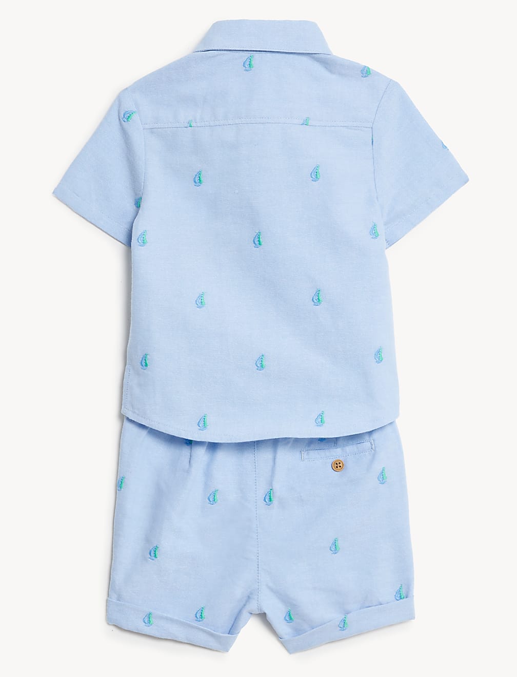 2pc Pure Cotton Boat Outfit