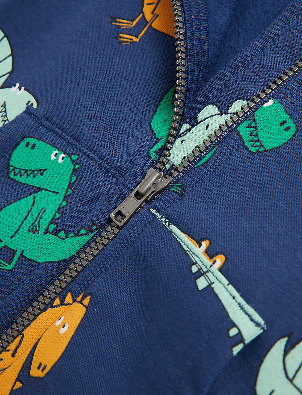 Cotton Rich Dinosaur Print Hoodie