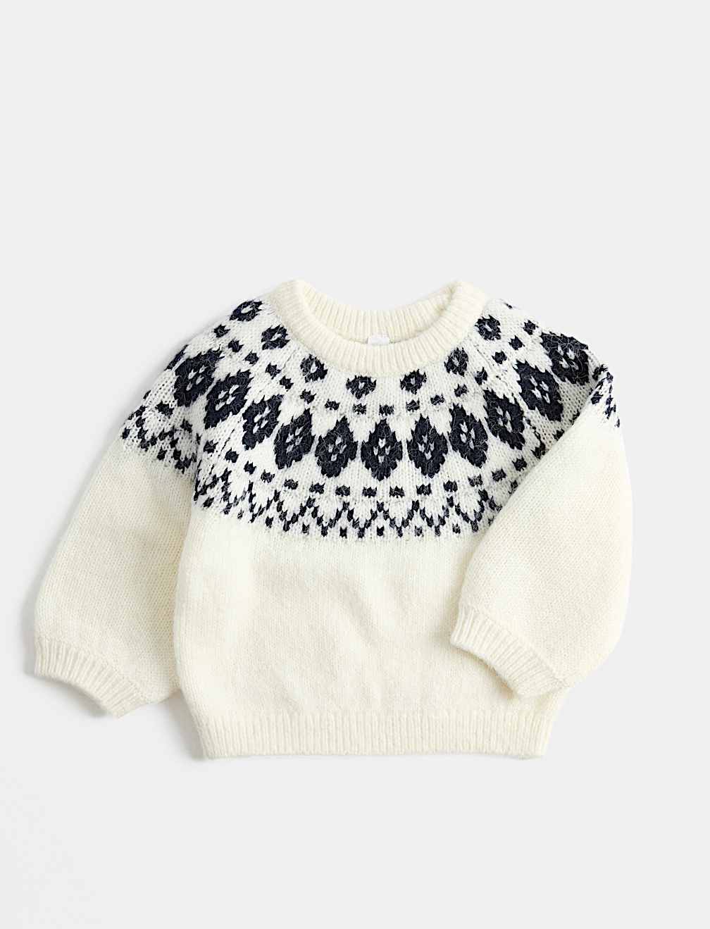 Fair Isle Knitted Jumper with Wool (0-5 Yrs)