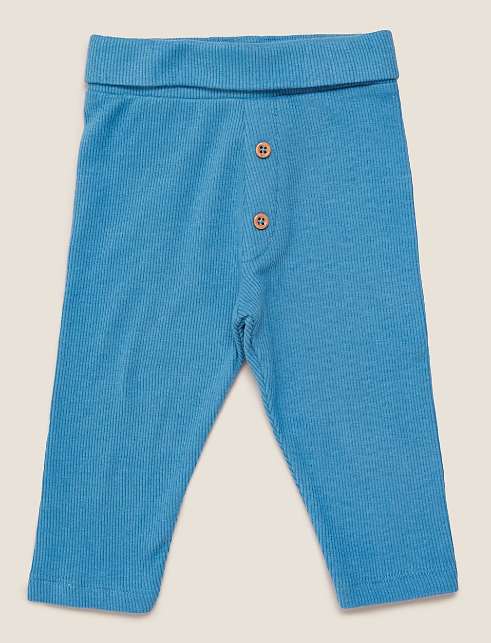 2pk Cotton Leggings (0 -12 Mths)