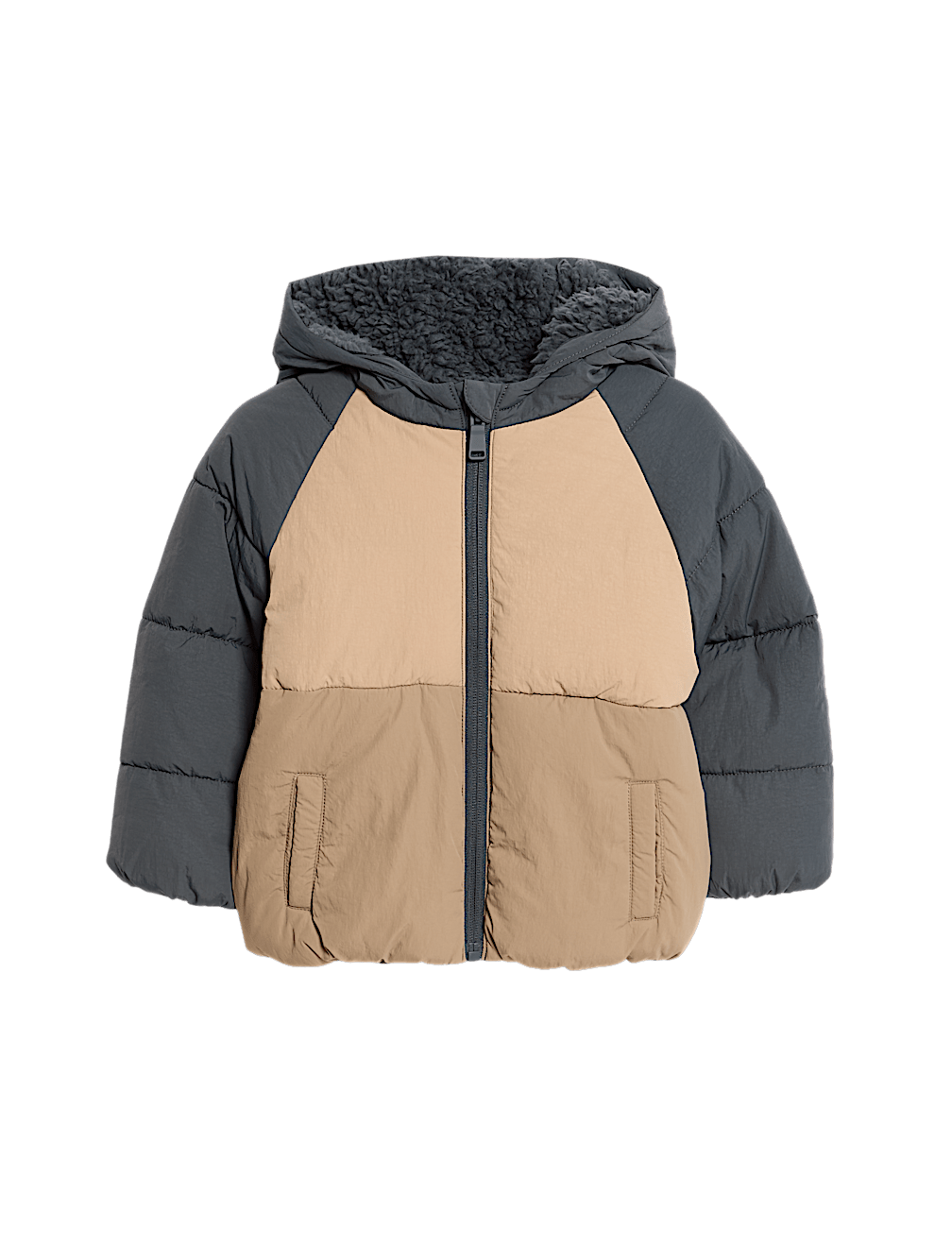 Colour Block Midweight Padded Coat (0-3 Yrs)