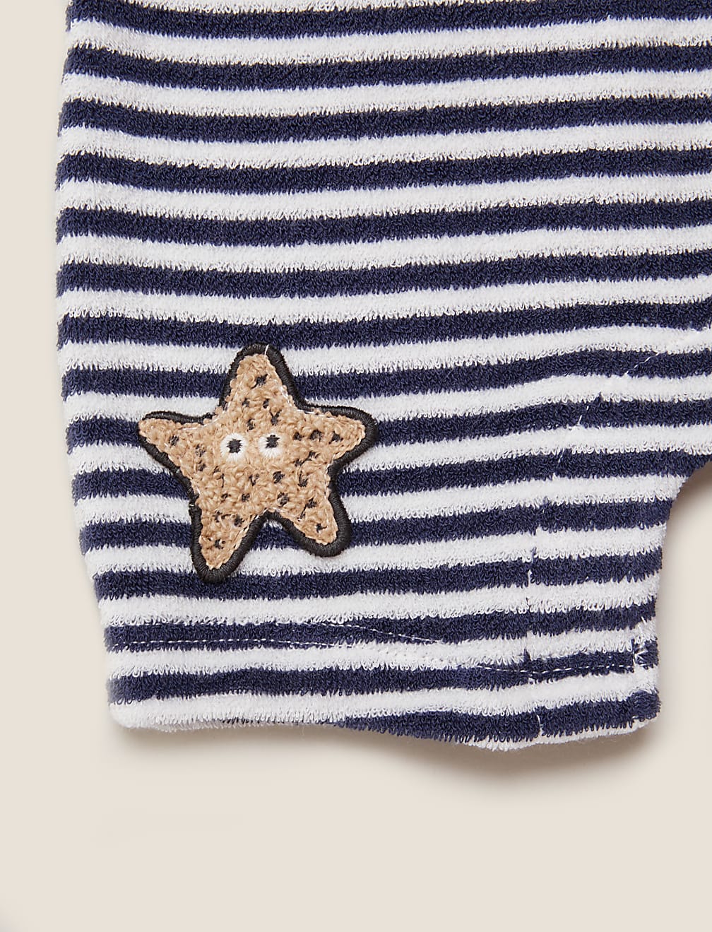 Cotton Striped Rompers (0-3 Yrs)