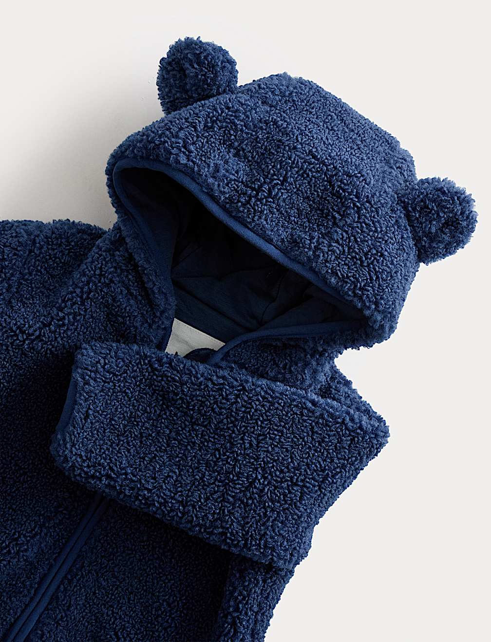 Hooded Borg Zip Jacket (0-3 Yrs)