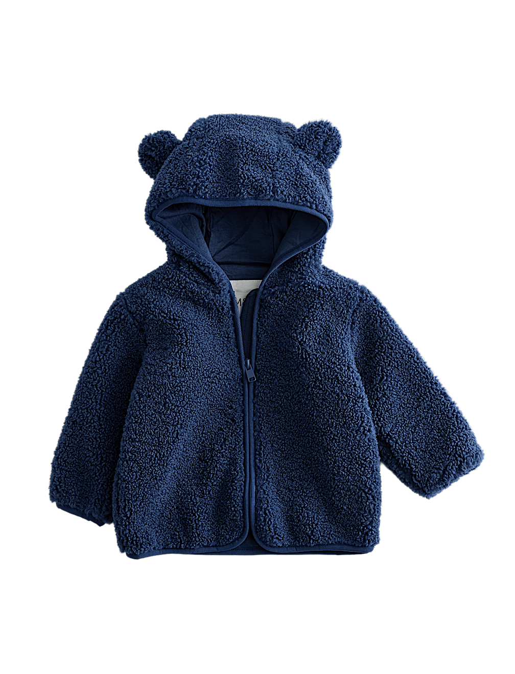 Hooded Borg Zip Jacket (0-3 Yrs)