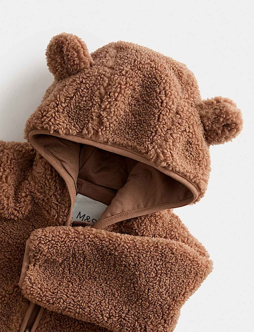 Hooded Borg Zip Jacket (0-3 Yrs)