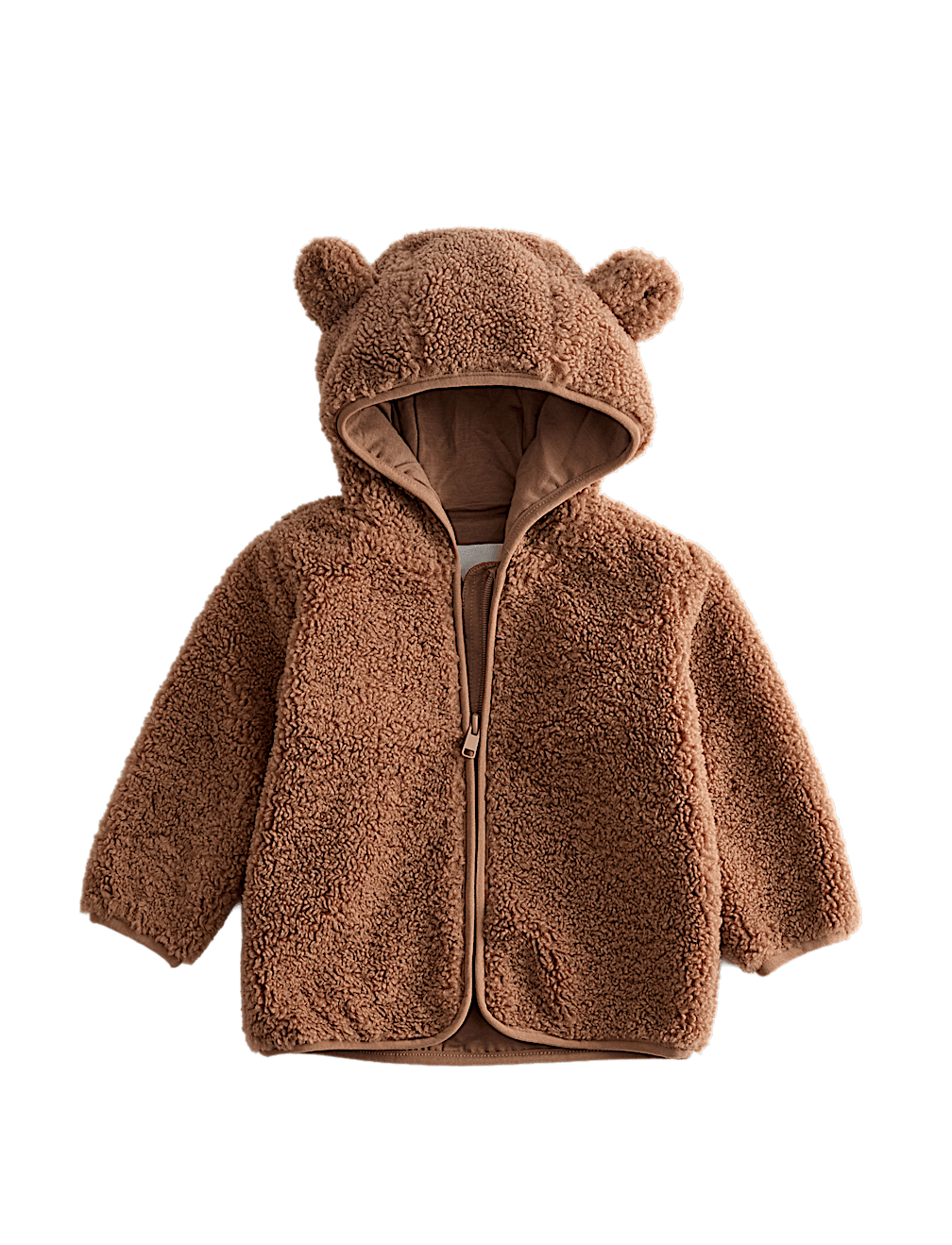 Hooded Borg Zip Jacket (0-3 Yrs)