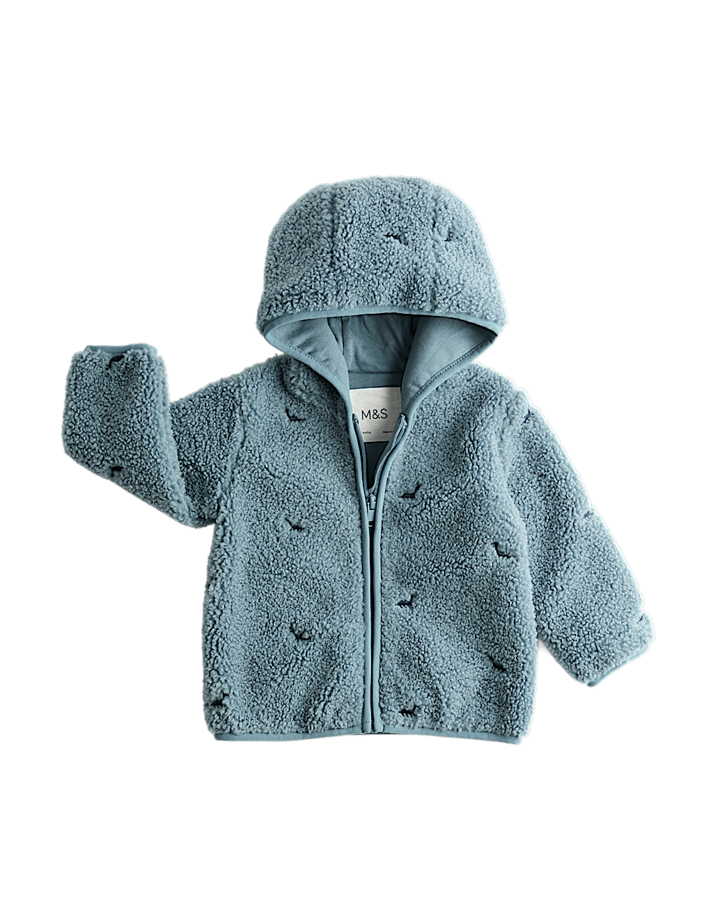 Dino Borg Hooded Jacket (0-3 Yrs)