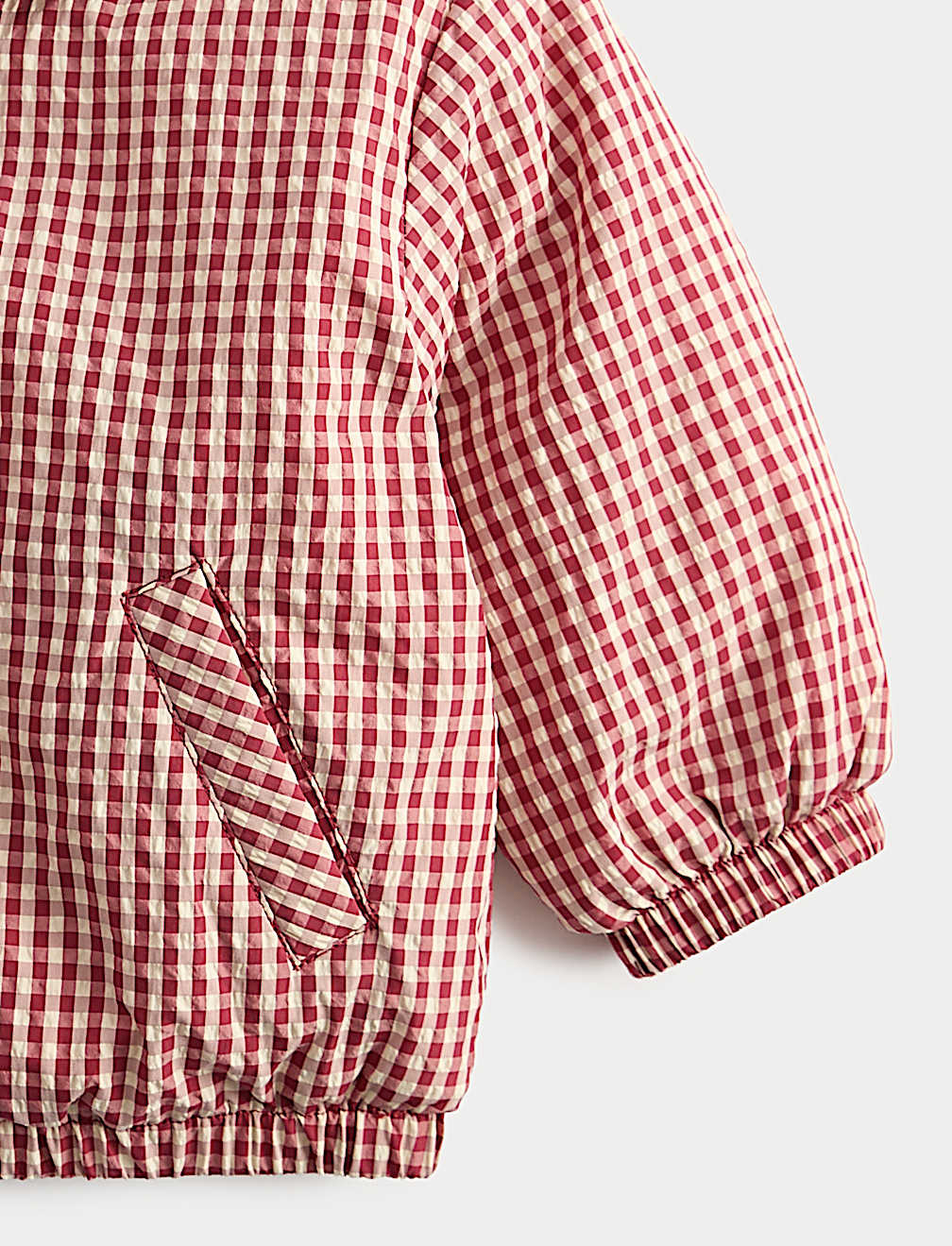 Gingham Midweight Padded Coat (0-5 Yrs)