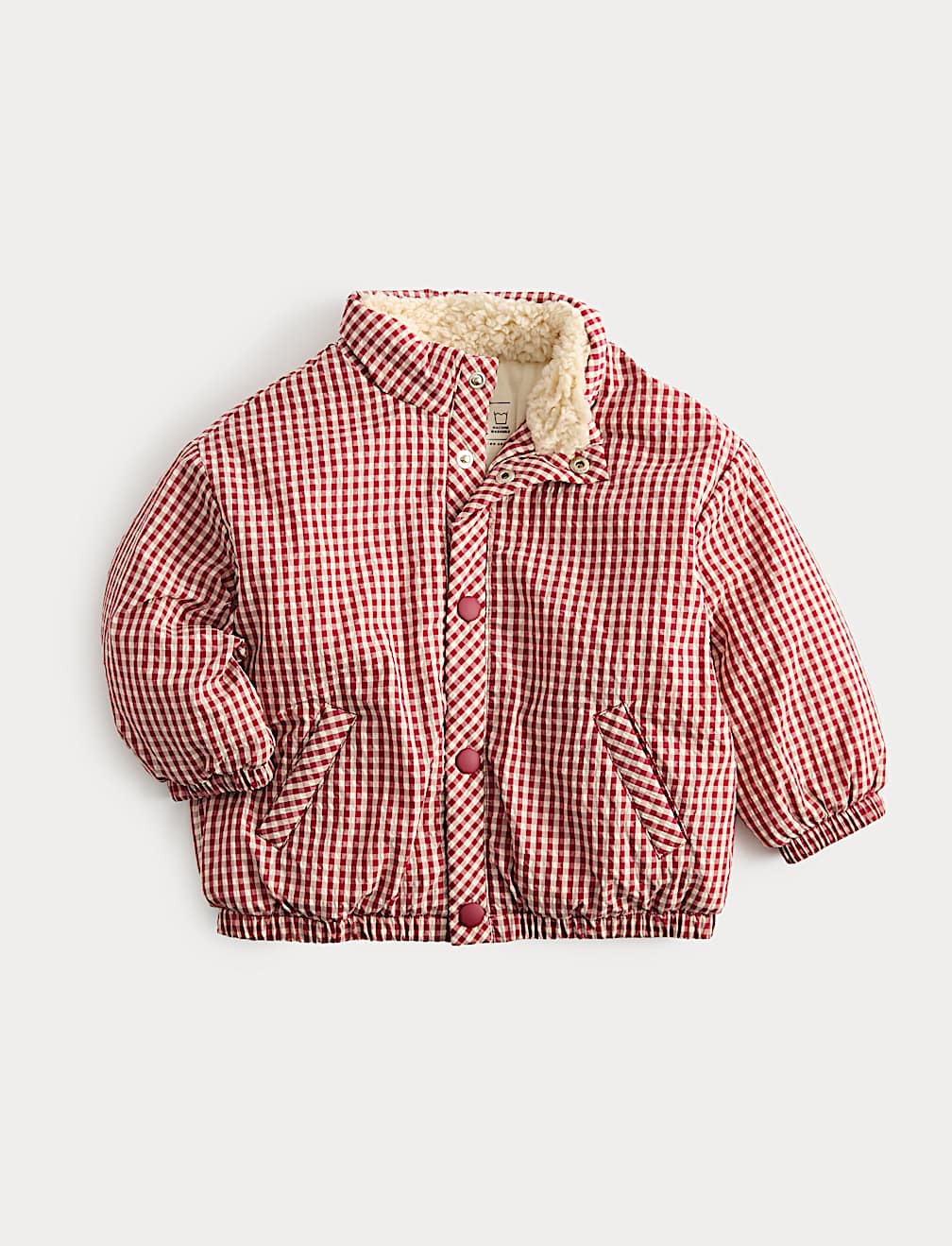 Gingham Midweight Padded Coat (0-5 Yrs)