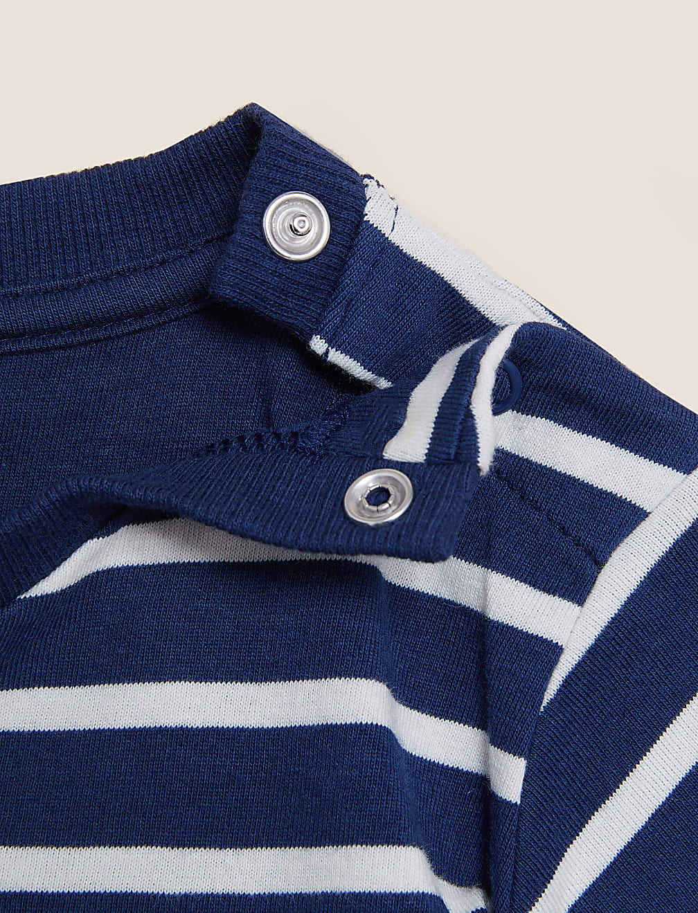 Pure Cotton Striped T-Shirt (0-3 Yrs)