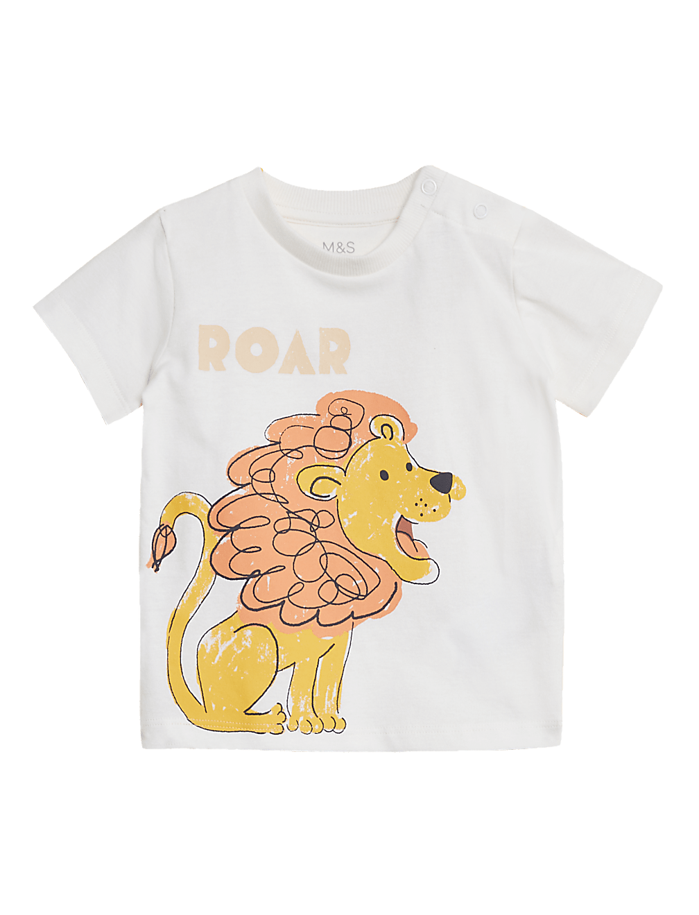 Pure Cotton Lion T-Shirt (0-3 Yrs)