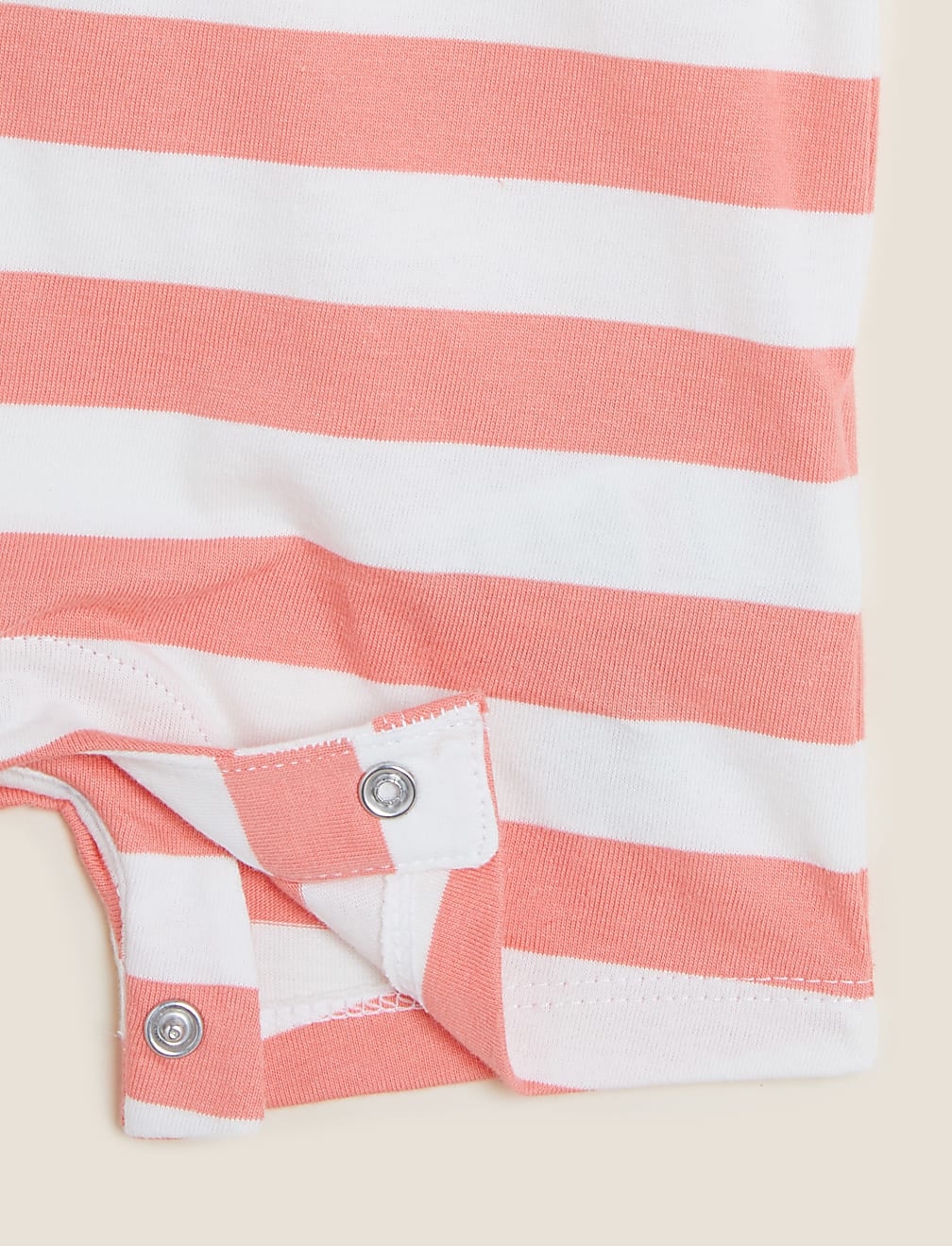 Pure Cotton Striped Romper (0-3 Yrs)