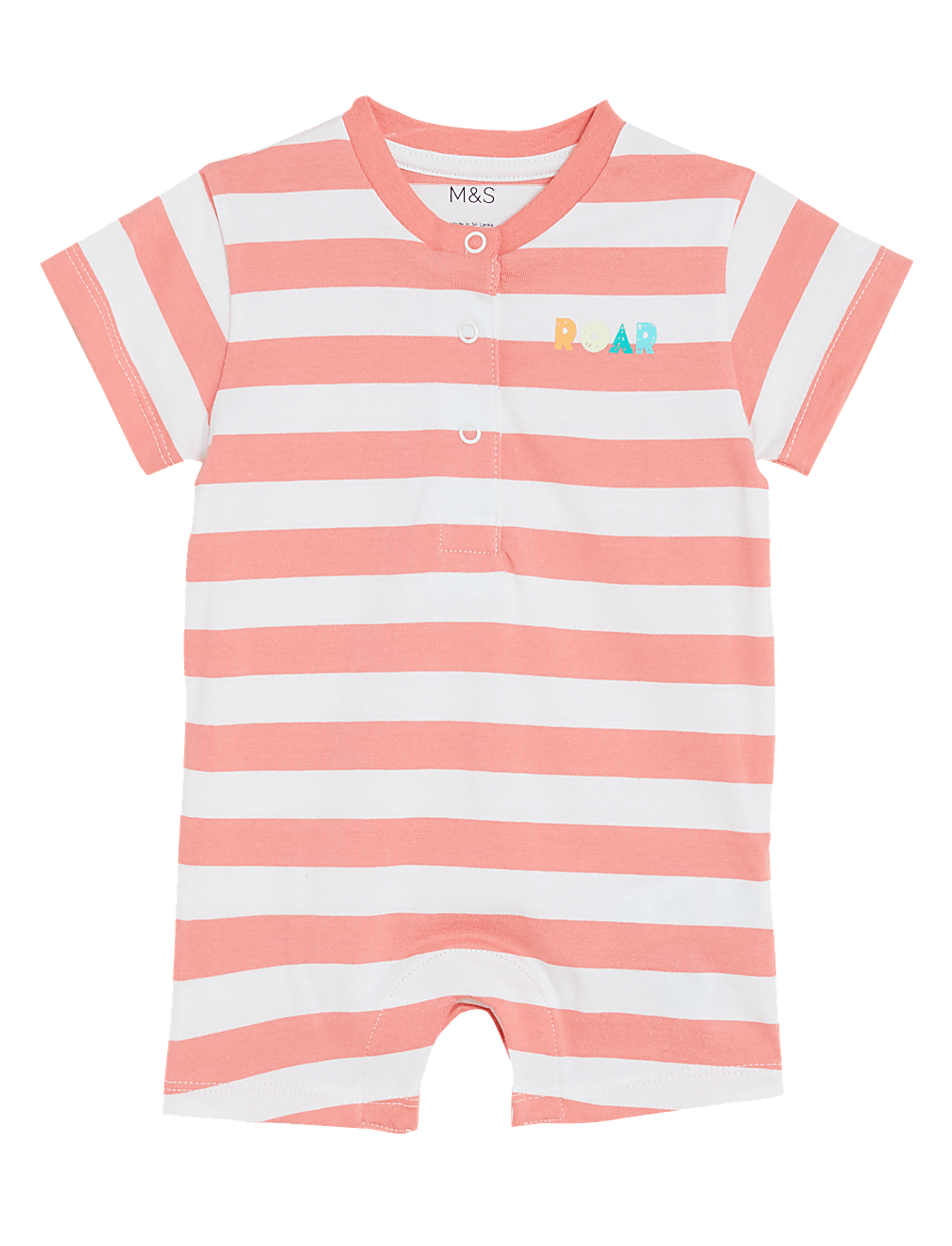 Pure Cotton Striped Romper (0-3 Yrs)