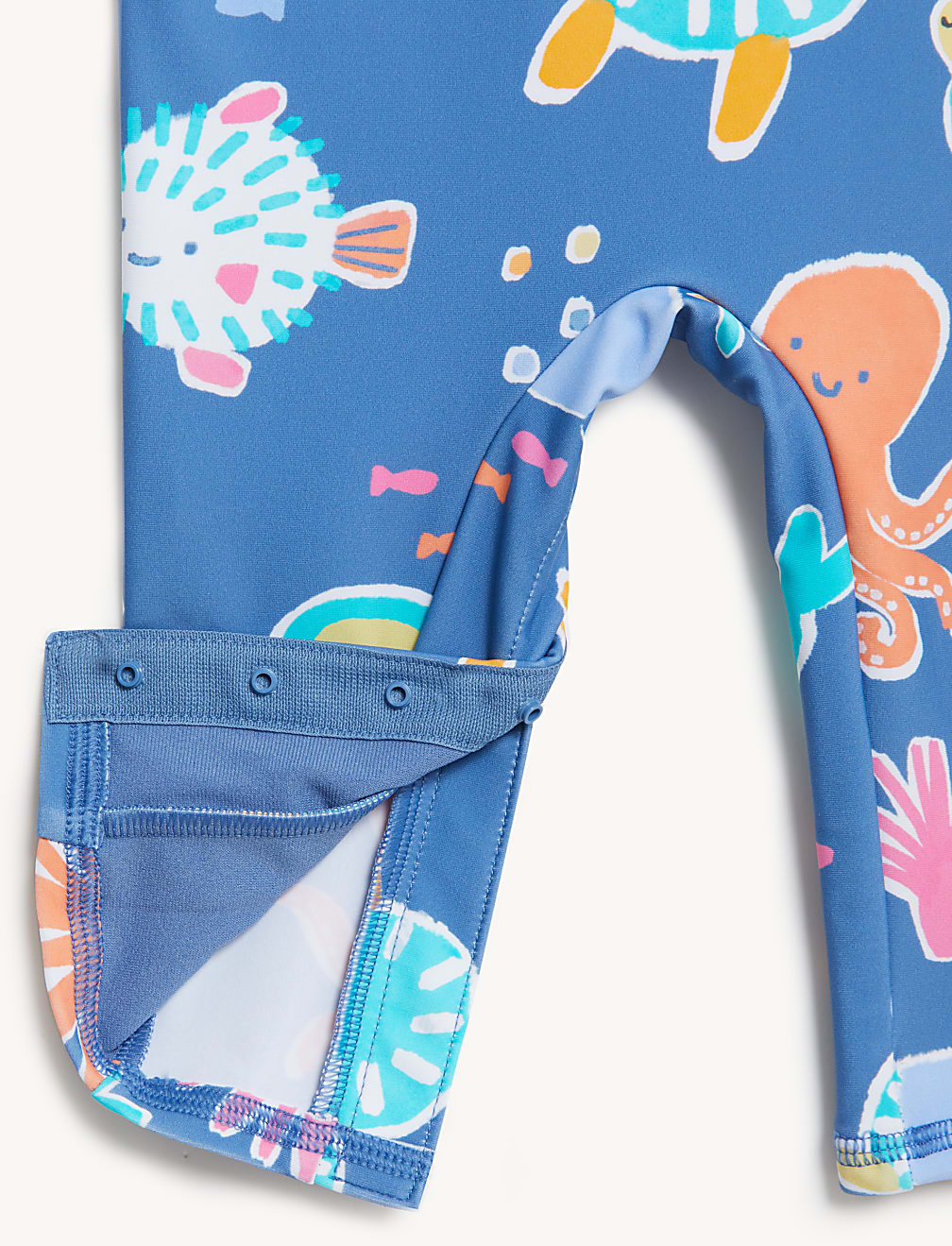 2pc Sealife Swimsuit & Hat Set