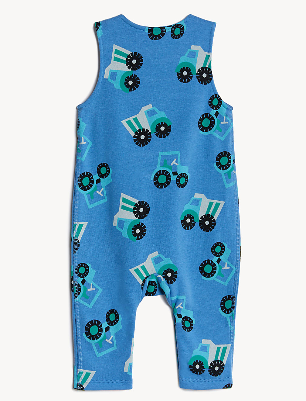 Cotton Rich Tractor Print Romper