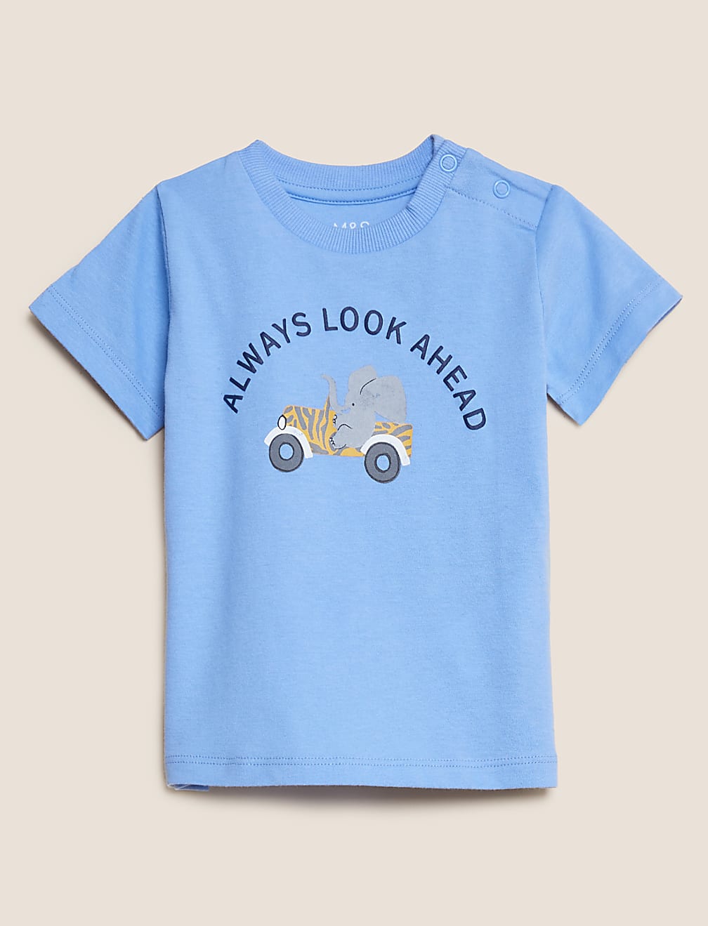 Pure Cotton Slogan T-Shirt (0-3 Yrs)