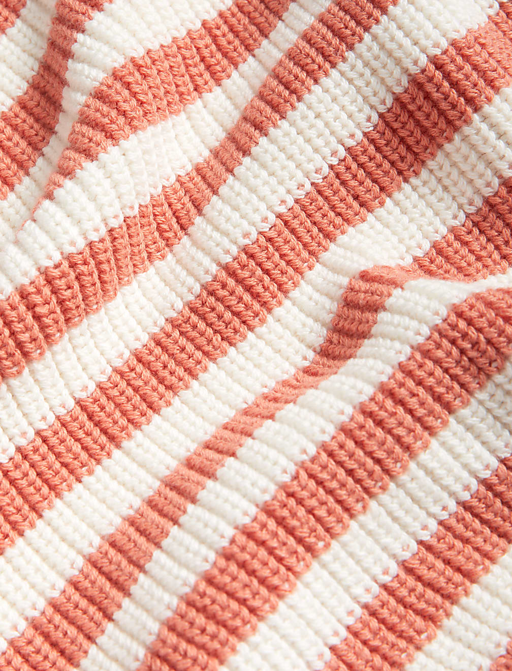 Pure Cotton Striped Knitted Jumper (0-3 Yrs)