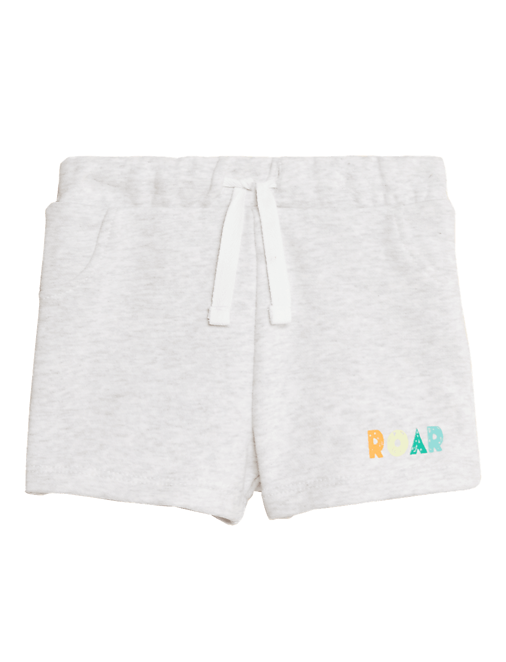 Cotton Rich Roar Slogan Shorts (0-3 Yrs)