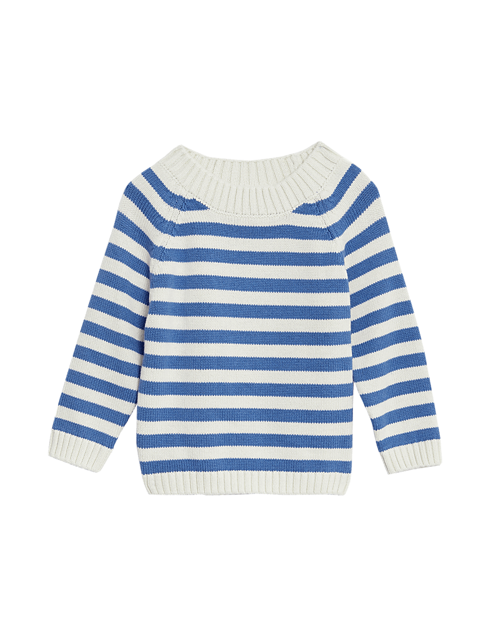 Pure Cotton Striped Jumper (0-3 Yrs)