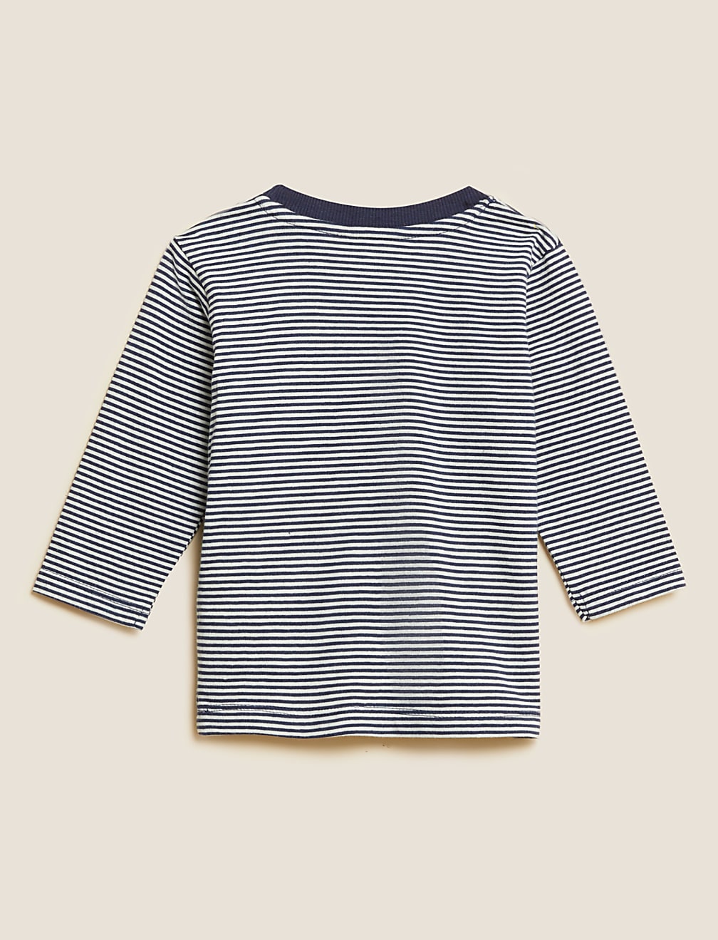 Pure Cotton Striped Long Sleeve Top