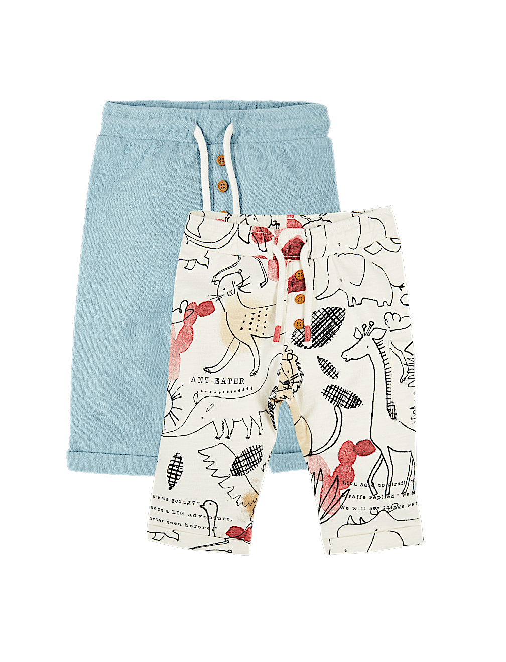 2 Pack Pure Cotton Joggers